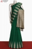 Thread Weave Contrast Handloom Soft Silk Saree-Slubs Weave